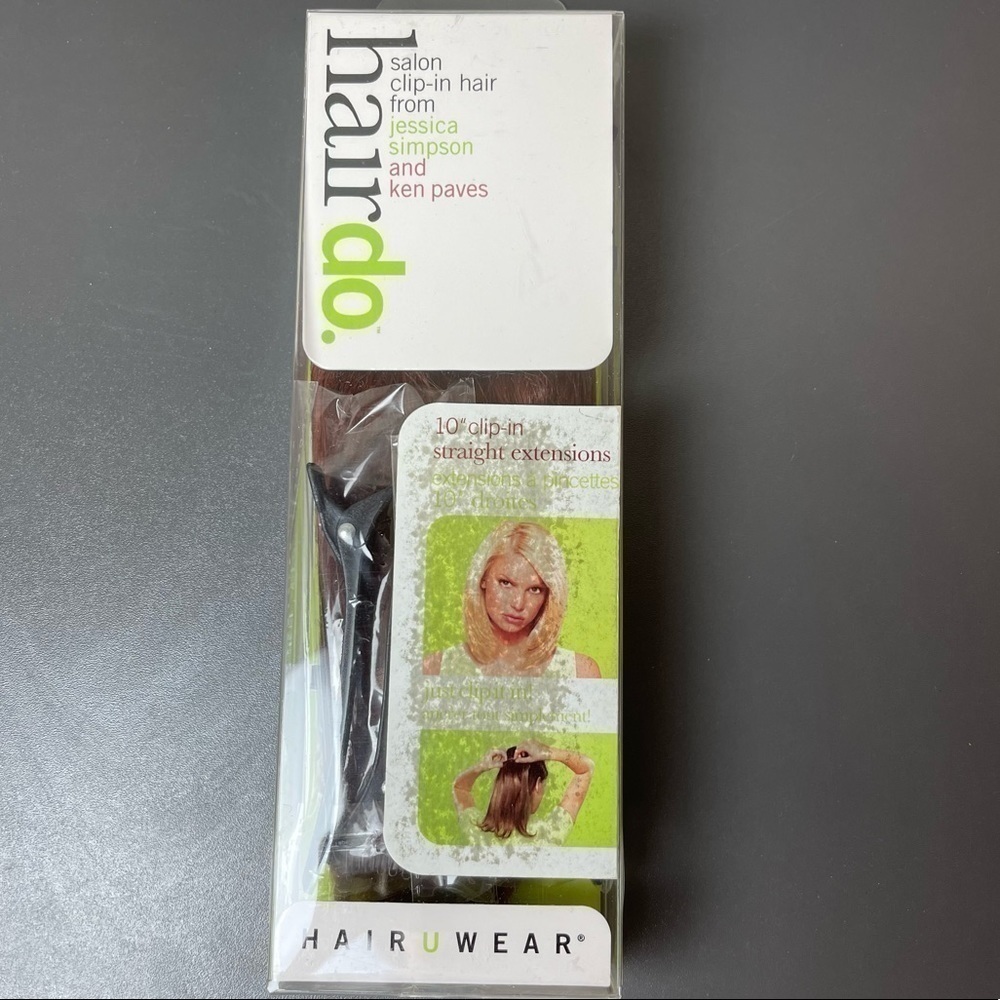 [hairdo]  10” Straight Blunt Bob Style Salon clip in hair
